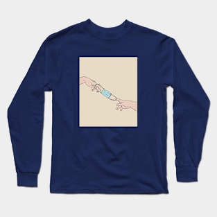 The creation of Adan Social Distance Long Sleeve T-Shirt